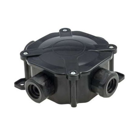 Puszka elektryczna natynkowa Pawbol czarna IP67 75x75x33 mm