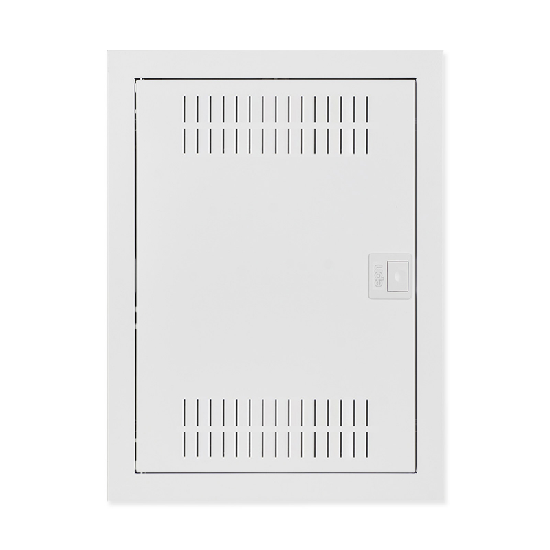 MSF RP ROZDZIELNIA PLASTIKOWA MULTIMEDIALNA PT 28M 2X 12M Z PŁYTĄ IP30 478X358X94 DRZWI METAL BIAŁY