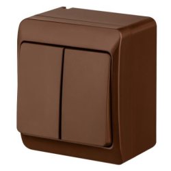 HERMES BRĄZ ŁĄCZNIK NT SERYJNY IP44 ZACISKI ŚRUBOWE 10AX 250V