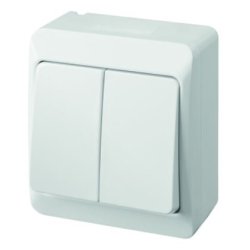 HERMES BIAŁY ŁĄCZNIK NT SERYJNY IP44 ZACISKI ŚRUBOWE 10AX 250V