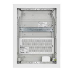 MSF RP ROZDZIELNIA PLASTIKOWA MULTIMEDIALNA PT 28M 2X 12M Z PŁYTĄ IP30 478X358X94 DRZWI METAL BIAŁY