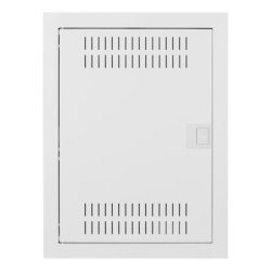 MSF RP ROZDZIELNIA PLASTIKOWA MULTIMEDIALNA PT 28M 2X 12M Z PŁYTĄ IP30 478X358X94 DRZWI METAL BIAŁY