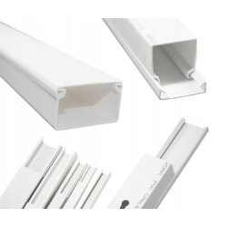 LISTWA KANAŁ PROFIL KABLOWY INSTALACYJNY PVC