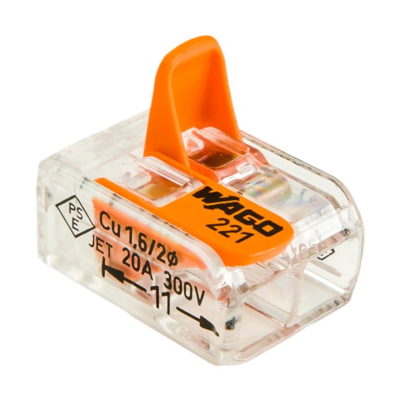 WAGO SZYBKOZŁĄCZKA UNIWERSALNA 221-412 100szt