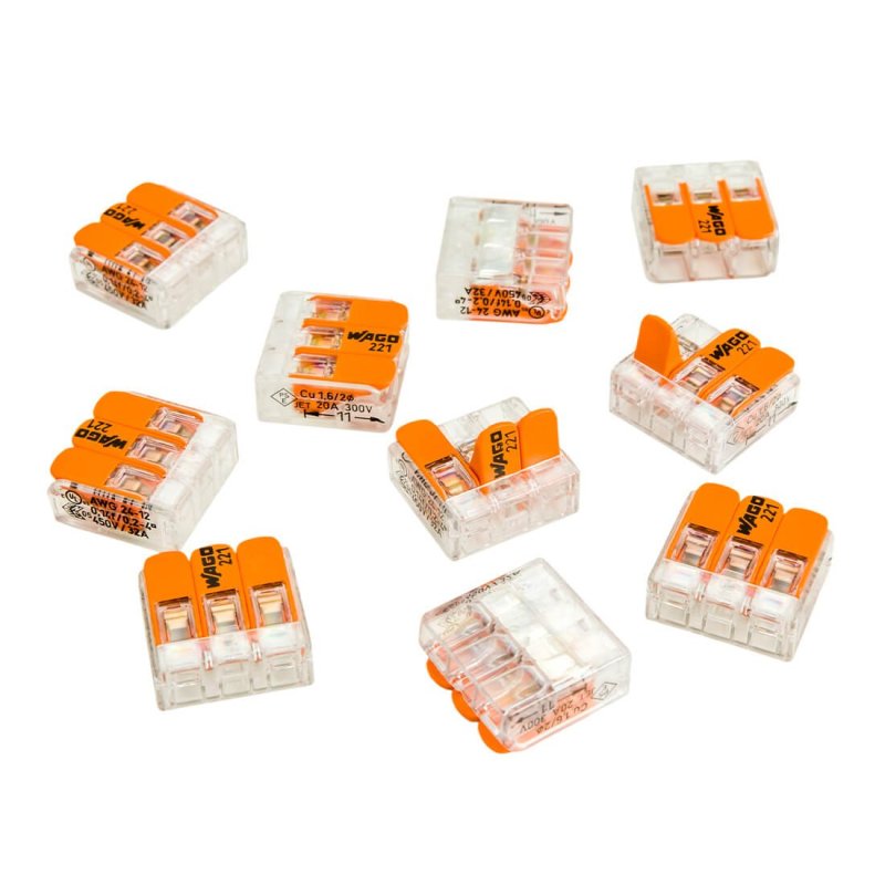 WAGO SZYBKOZŁĄCZKA UNIWERSALNA DRUT/LINKA 221-413 50szt