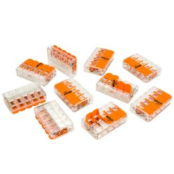 WAGO SZYBKOZŁĄCZKA UNIWERSALNA DRUT/LINKA 221-415 25szt